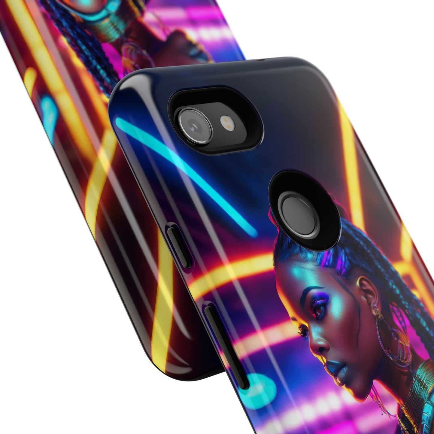 Futuristic Cyberpunk Female Cell Phone Case 006