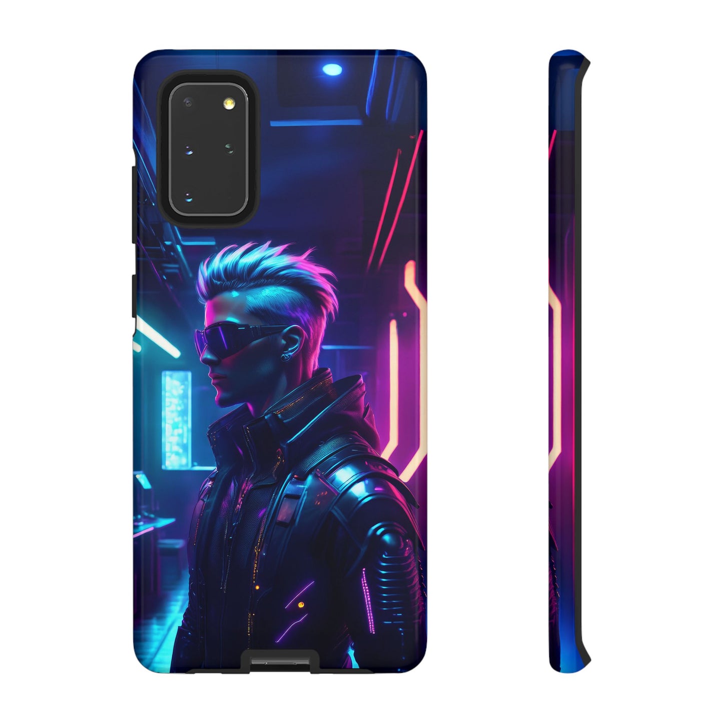 Futuristic Cyberpunk Male Cell Phone Case 002