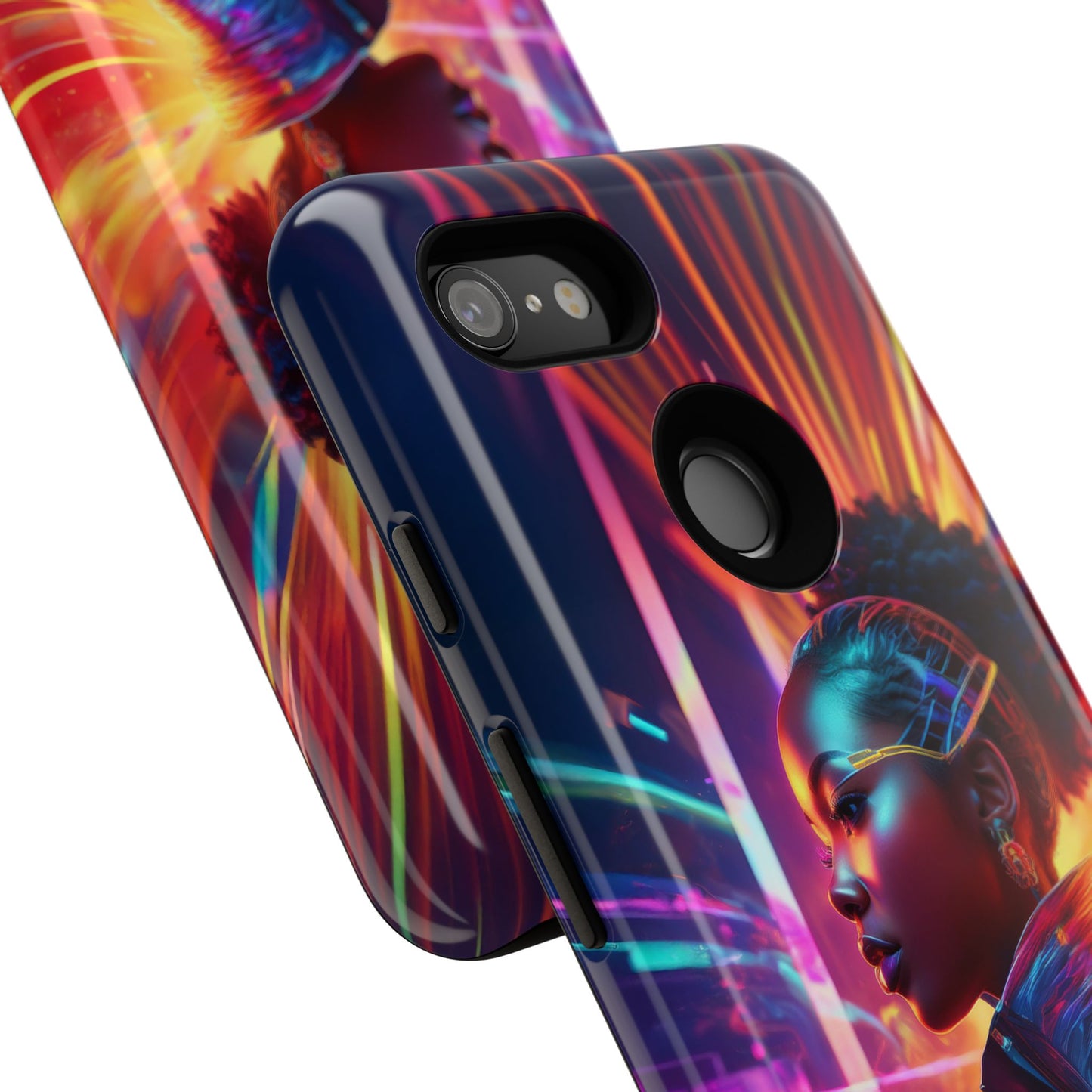 Futuristic Cyberpunk Female Cell Phone Case 001