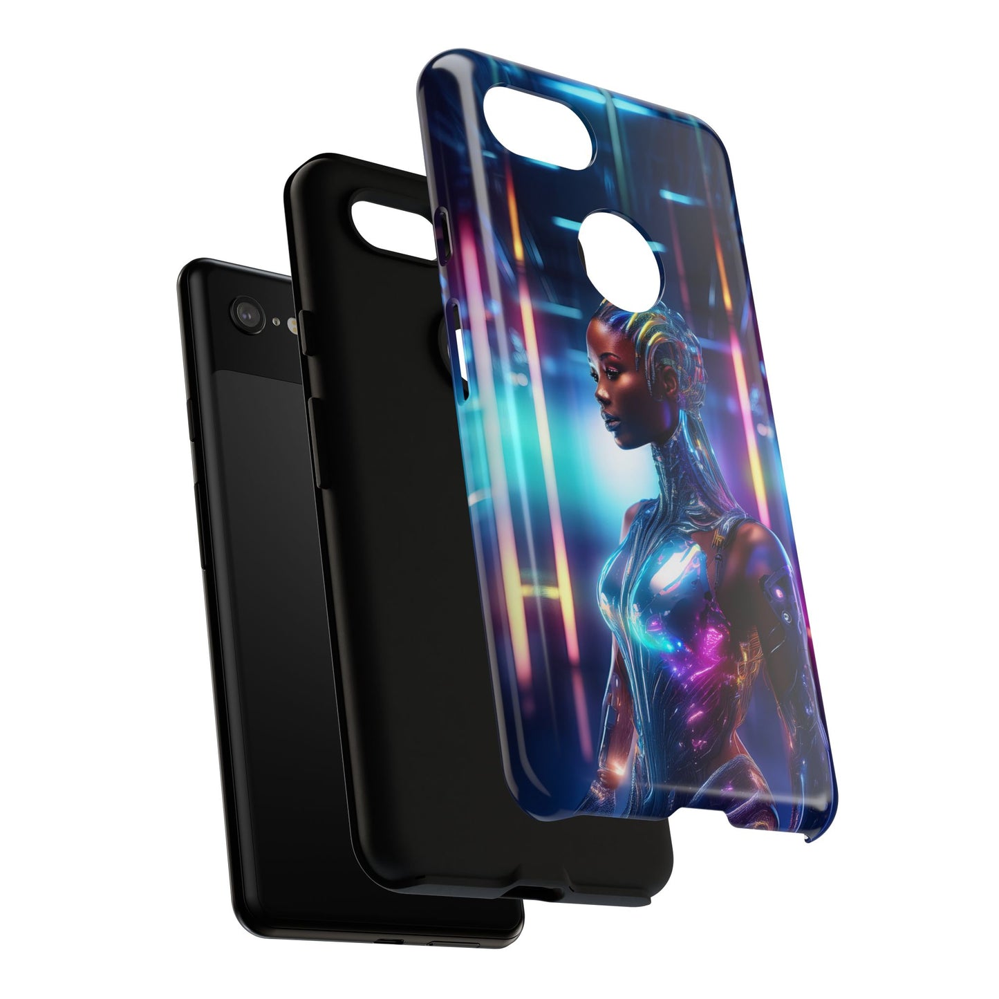 Futuristic Human Android Hybrid Cell Phone Case 014