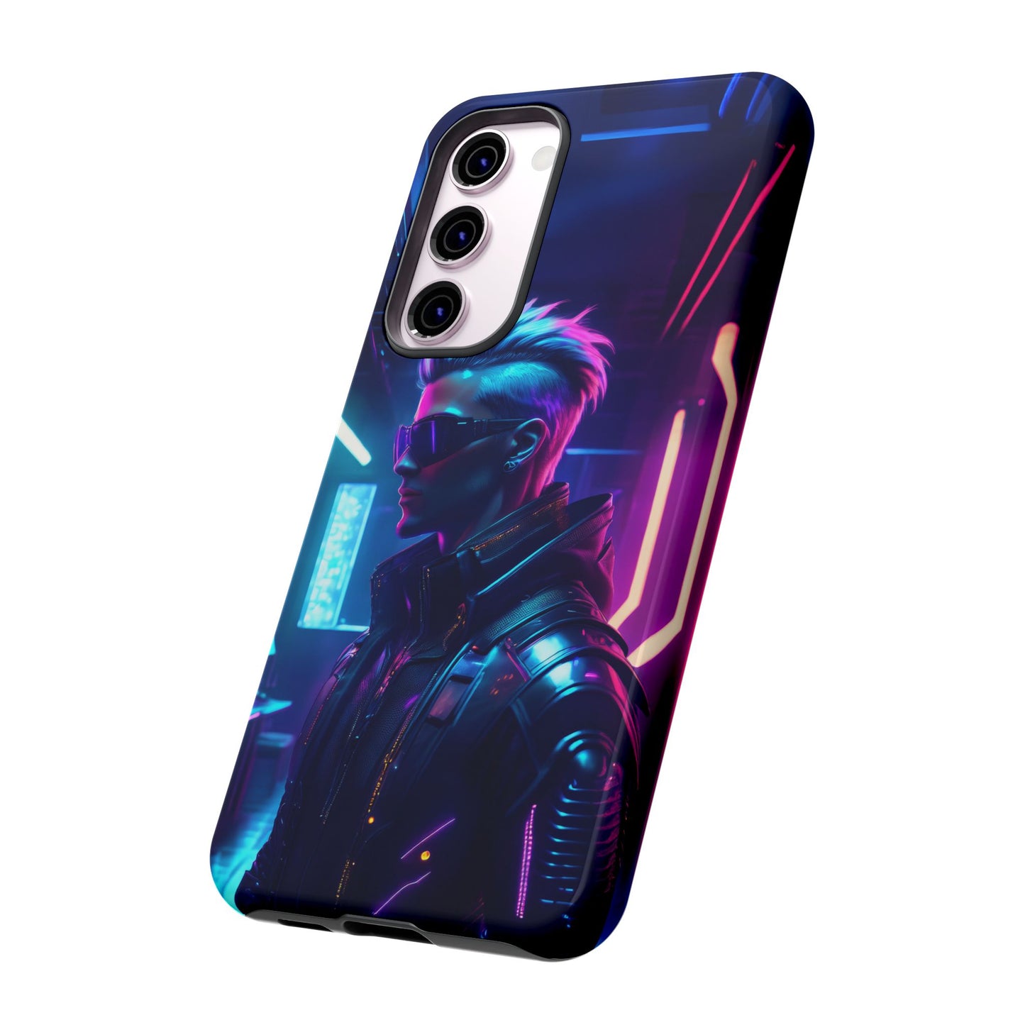 Futuristic Cyberpunk Male Cell Phone Case 002