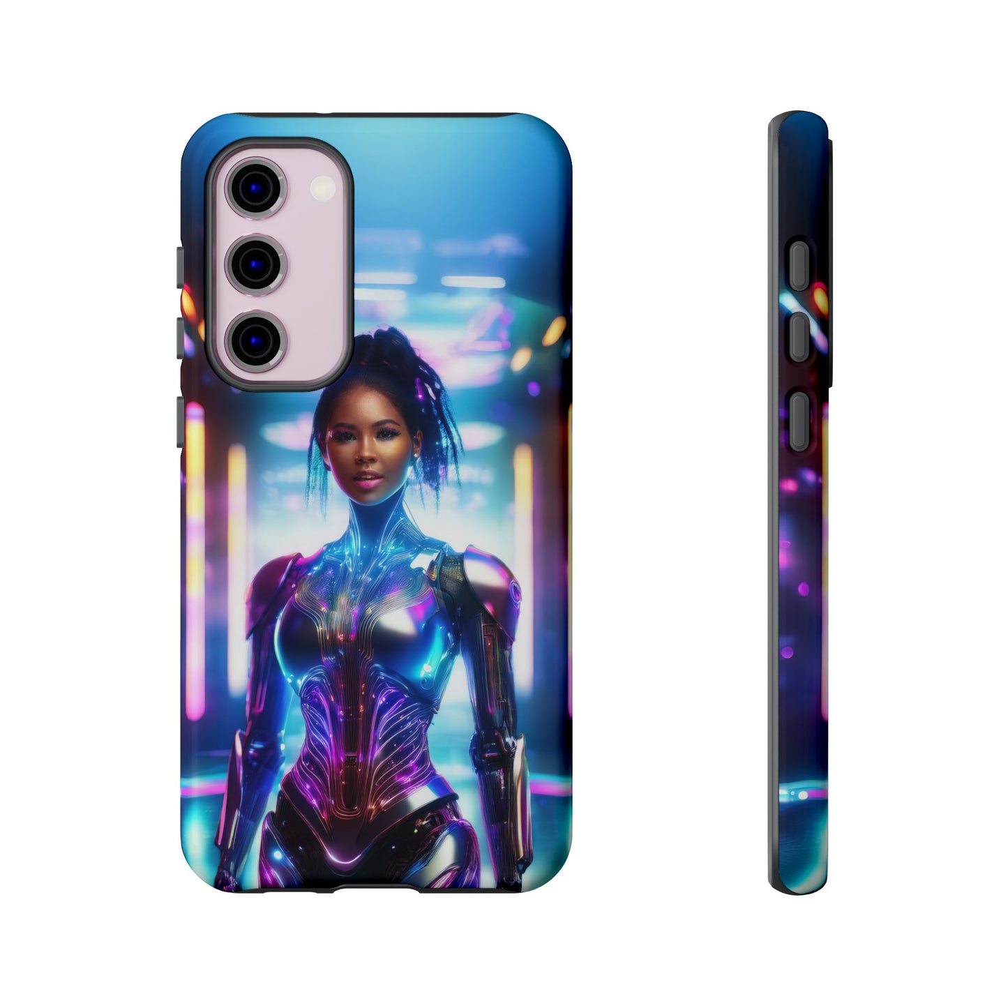 Futuristic Human Android Hybrid Cell Phone Case 009