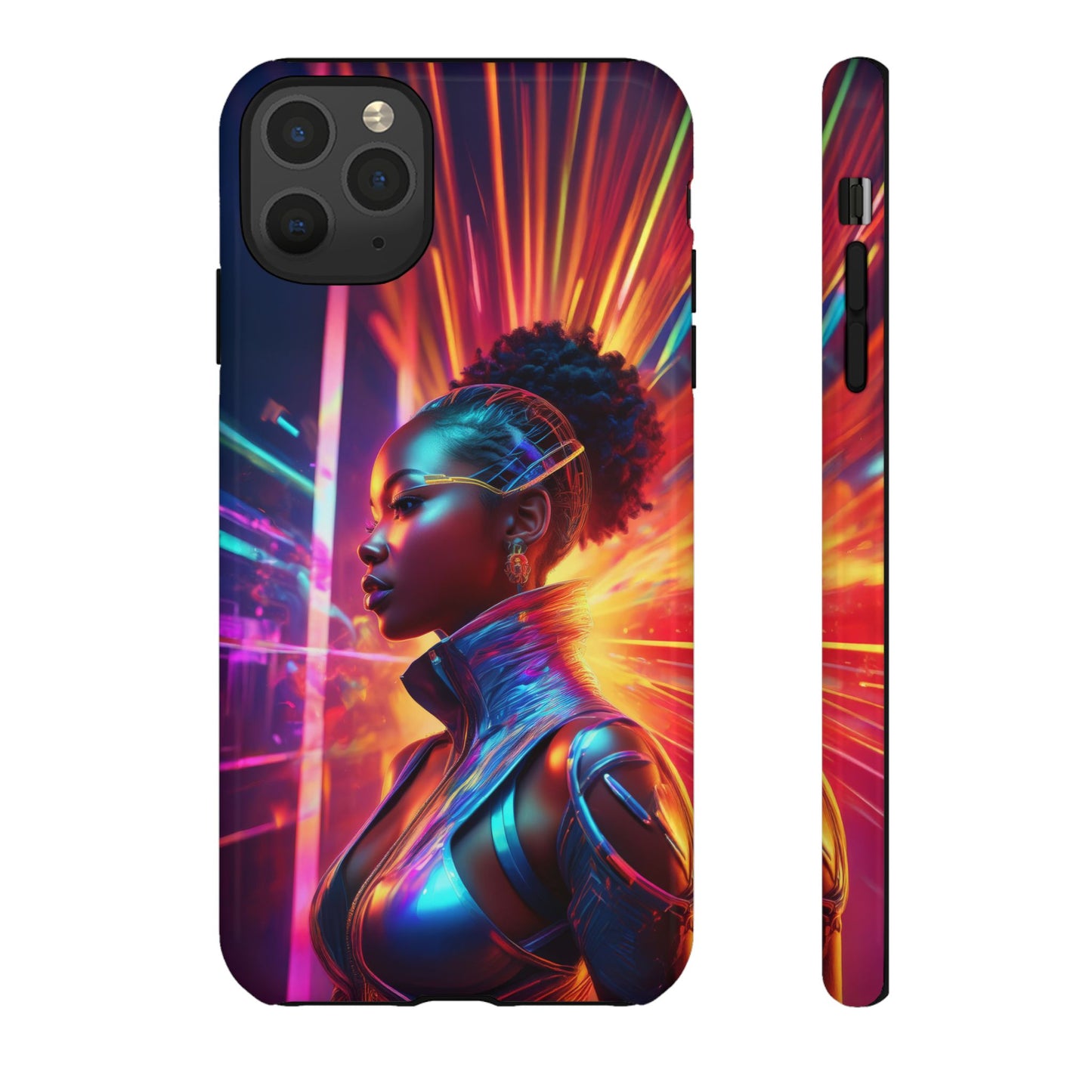 Futuristic Cyberpunk Female Cell Phone Case 001