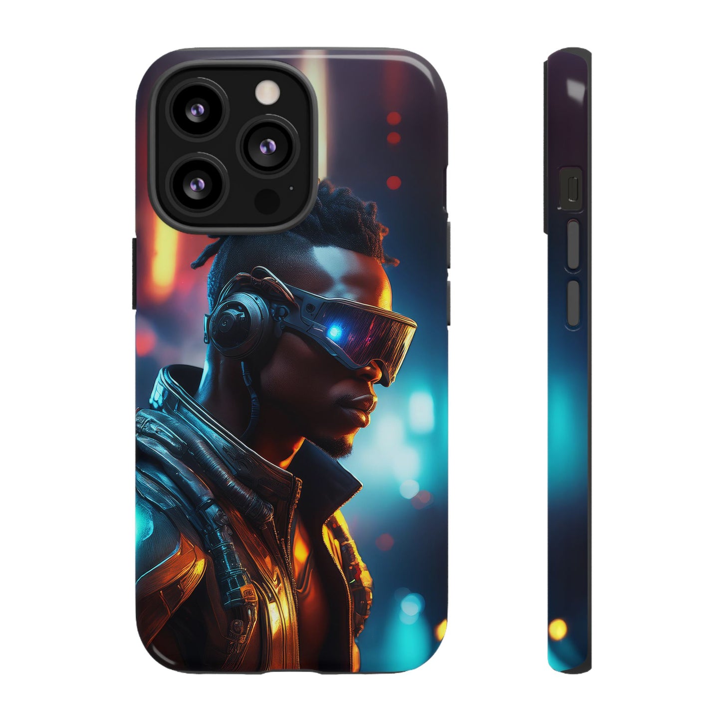 Futuristic Cyberpunk Male Cell Phone Case 016