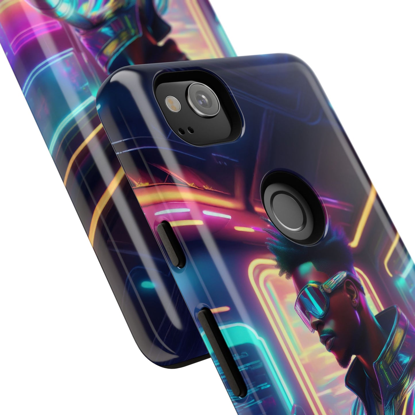 Futuristic Cyberpunk Male Cell Phone Case 004