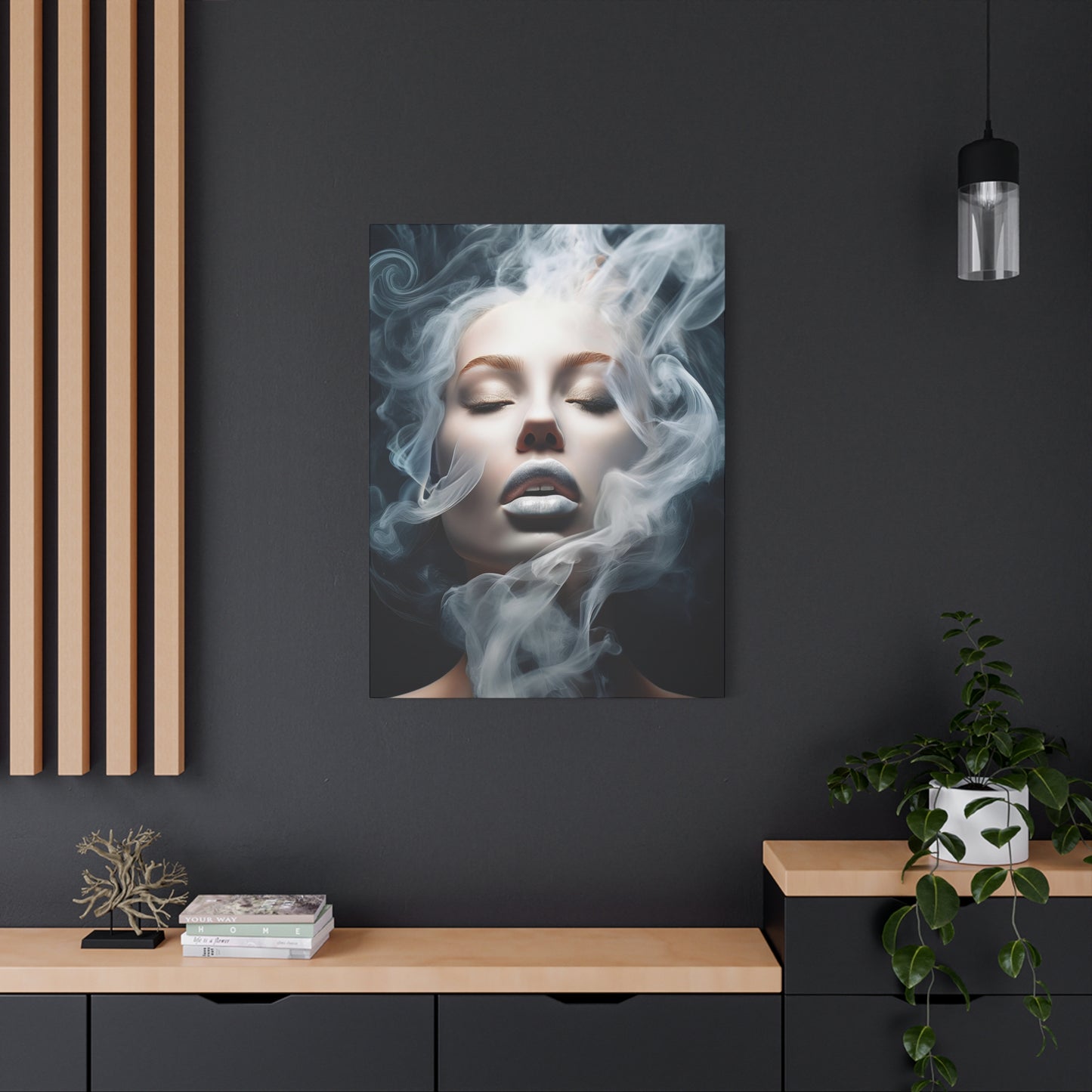 Wispy Tendrils 001 - Canvas Print – Vibrant Wall Decor