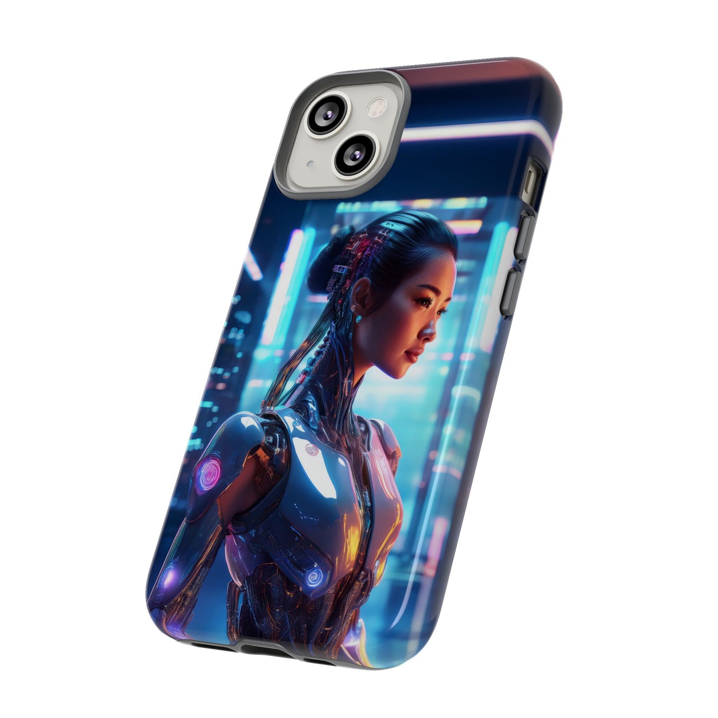 Futuristic Human Android Hybrid Cell Phone Case 013