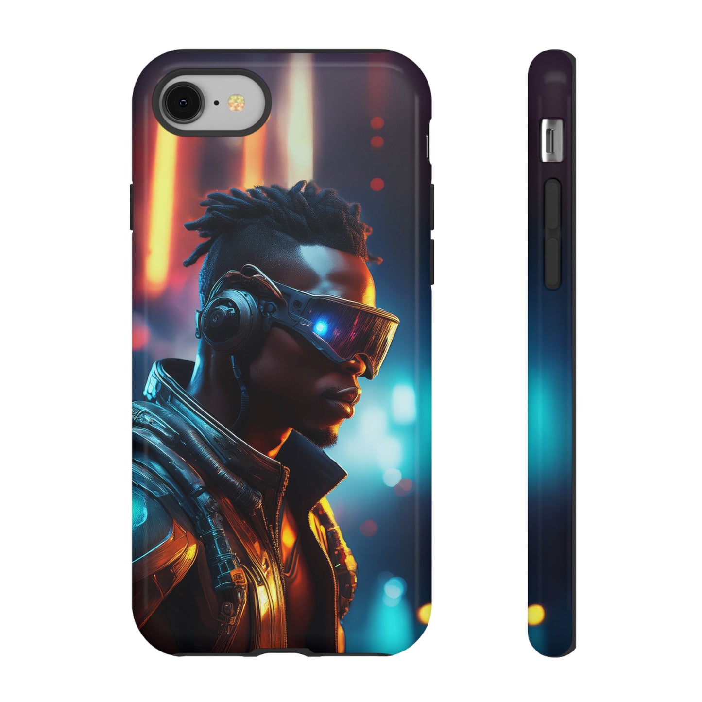 Futuristic Cyberpunk Male Cell Phone Case 016