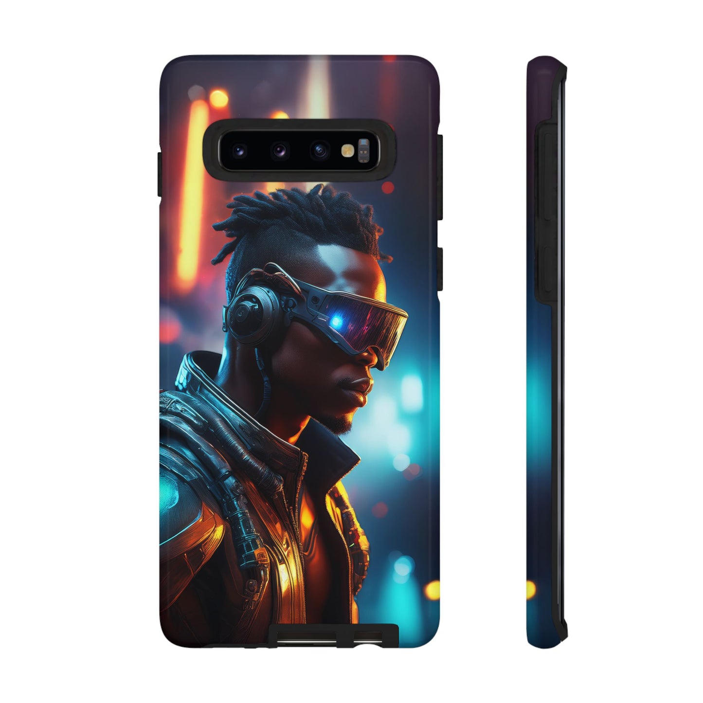 Futuristic Cyberpunk Male Cell Phone Case 016