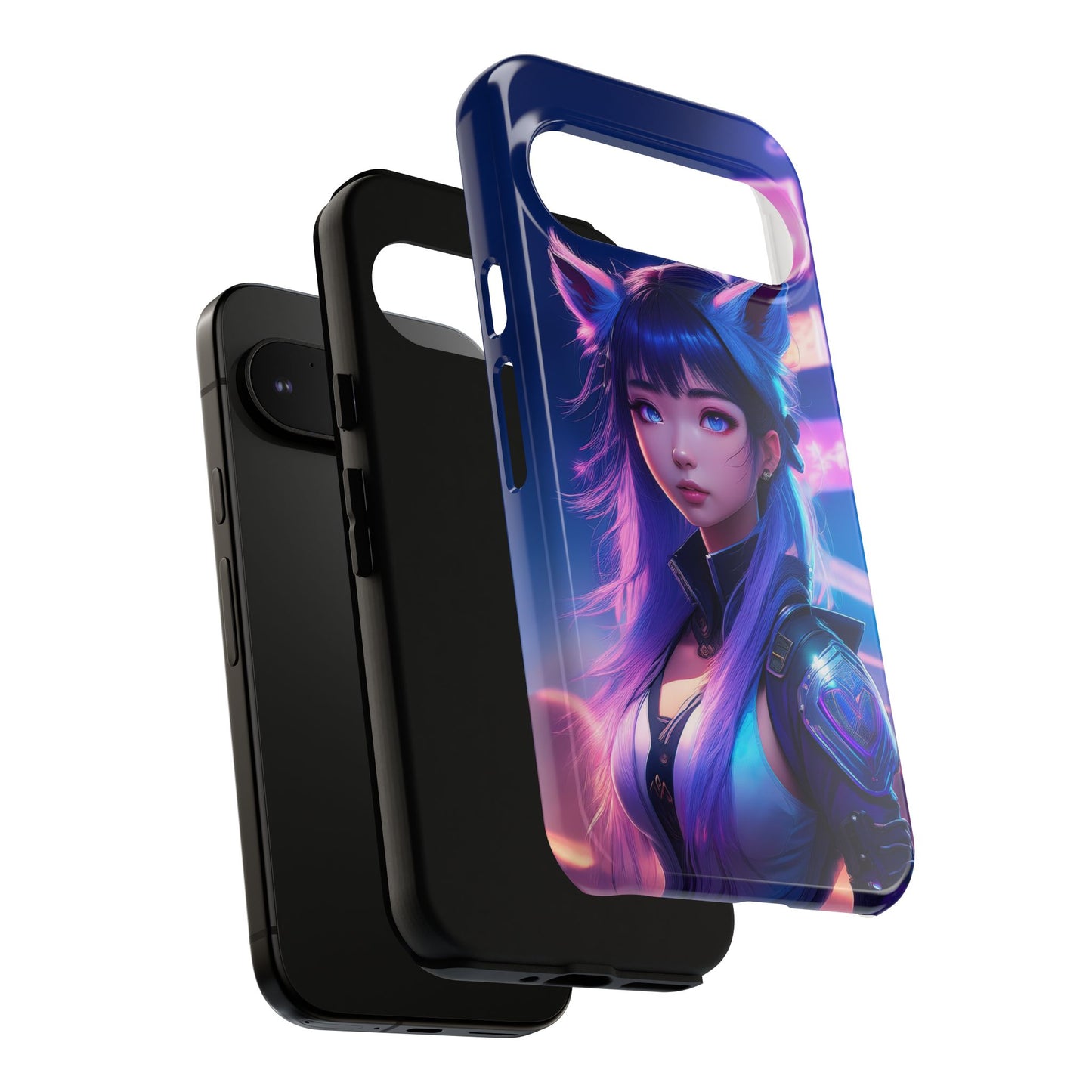 Futuristic Cyberpunk Female Cell Phone Case 010