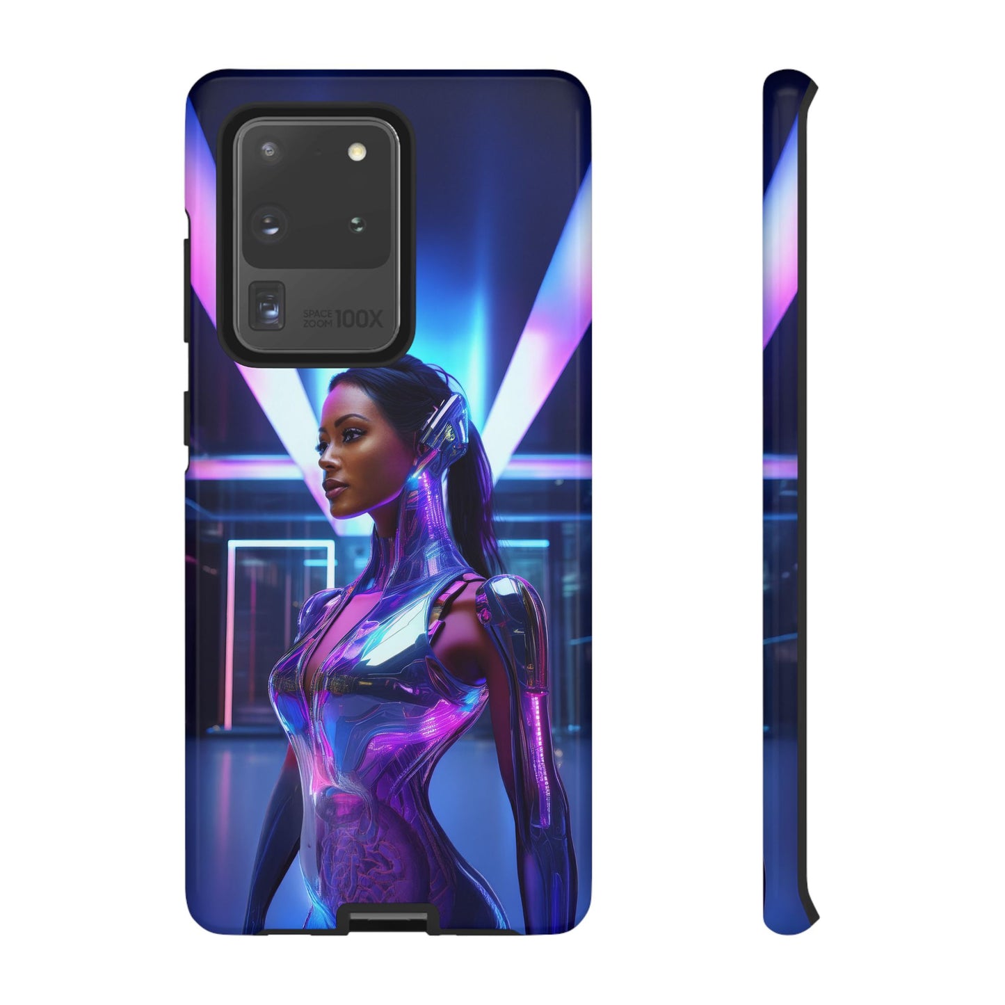 Futuristic Human Android Hybrid Cell Phone Case 017