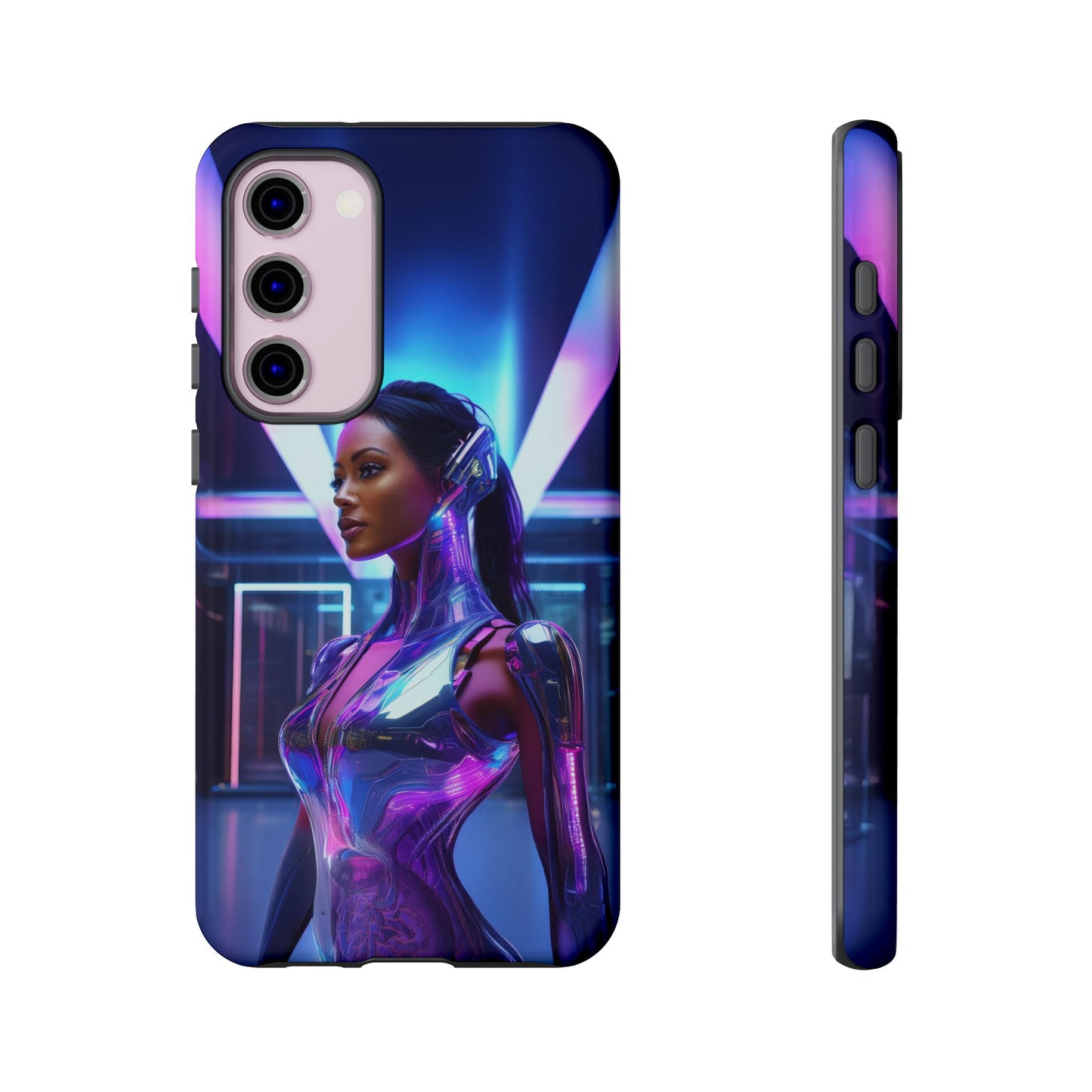 Futuristic Human Android Hybrid Cell Phone Case 017