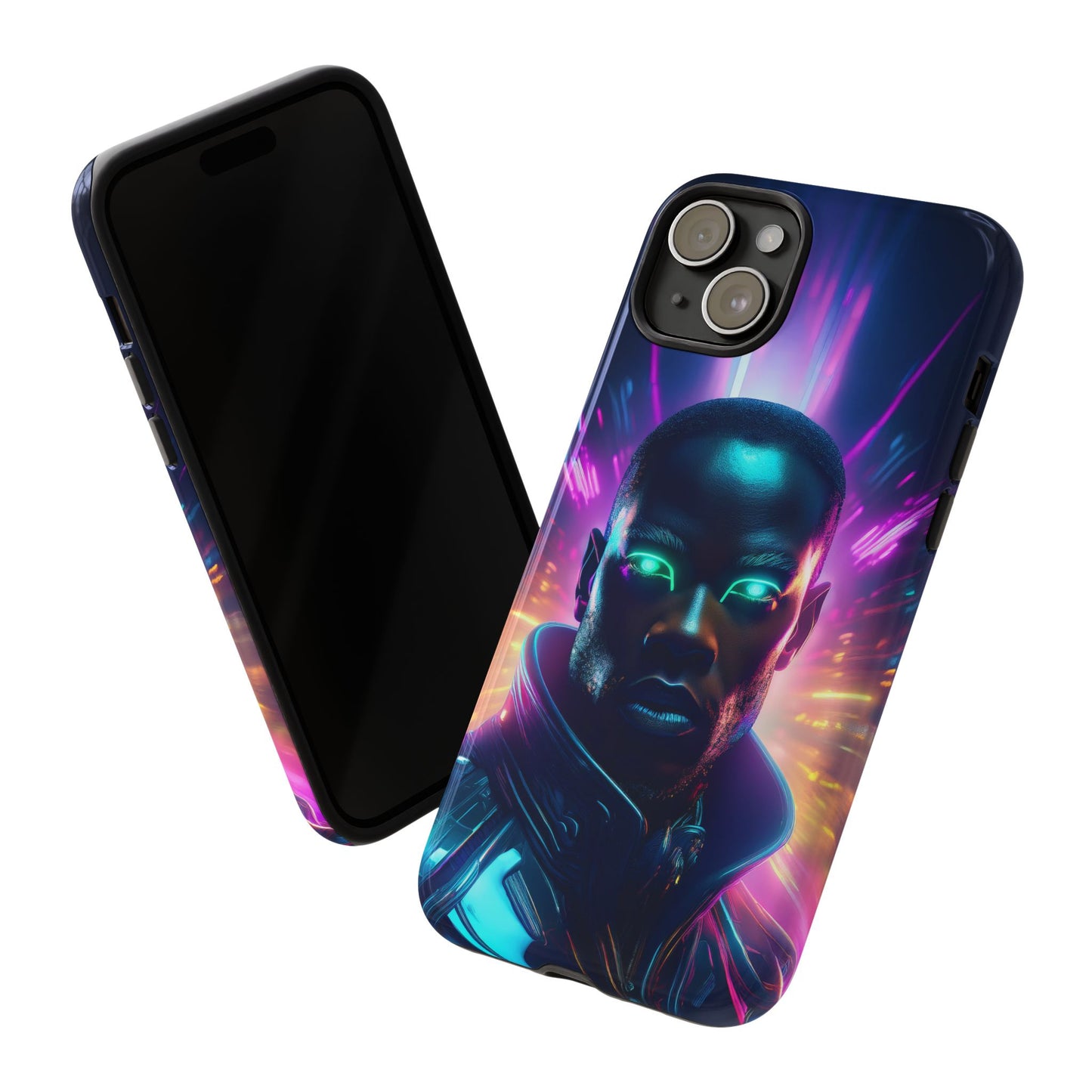 Futuristic Cyberpunk Male Cell Phone Case 022