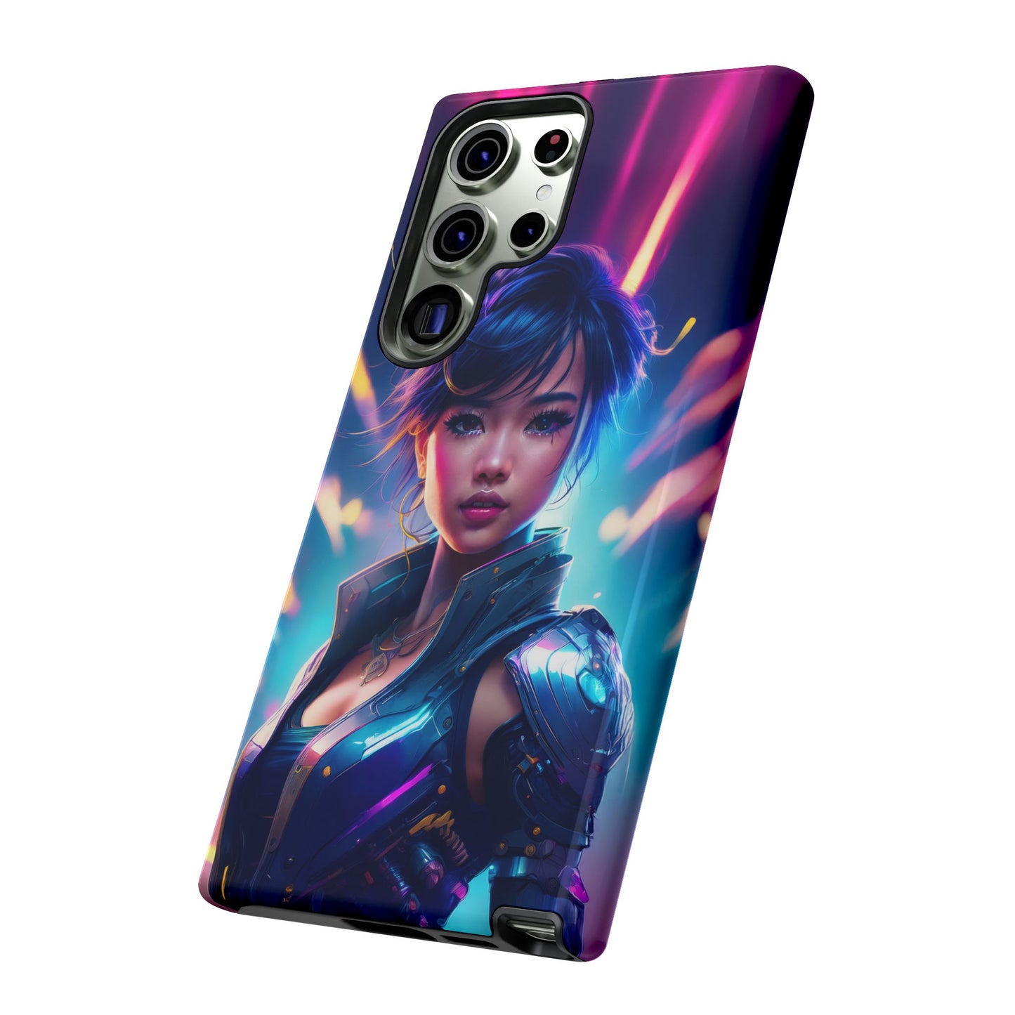 Futuristic Cyberpunk Female Cell Phone Case 024