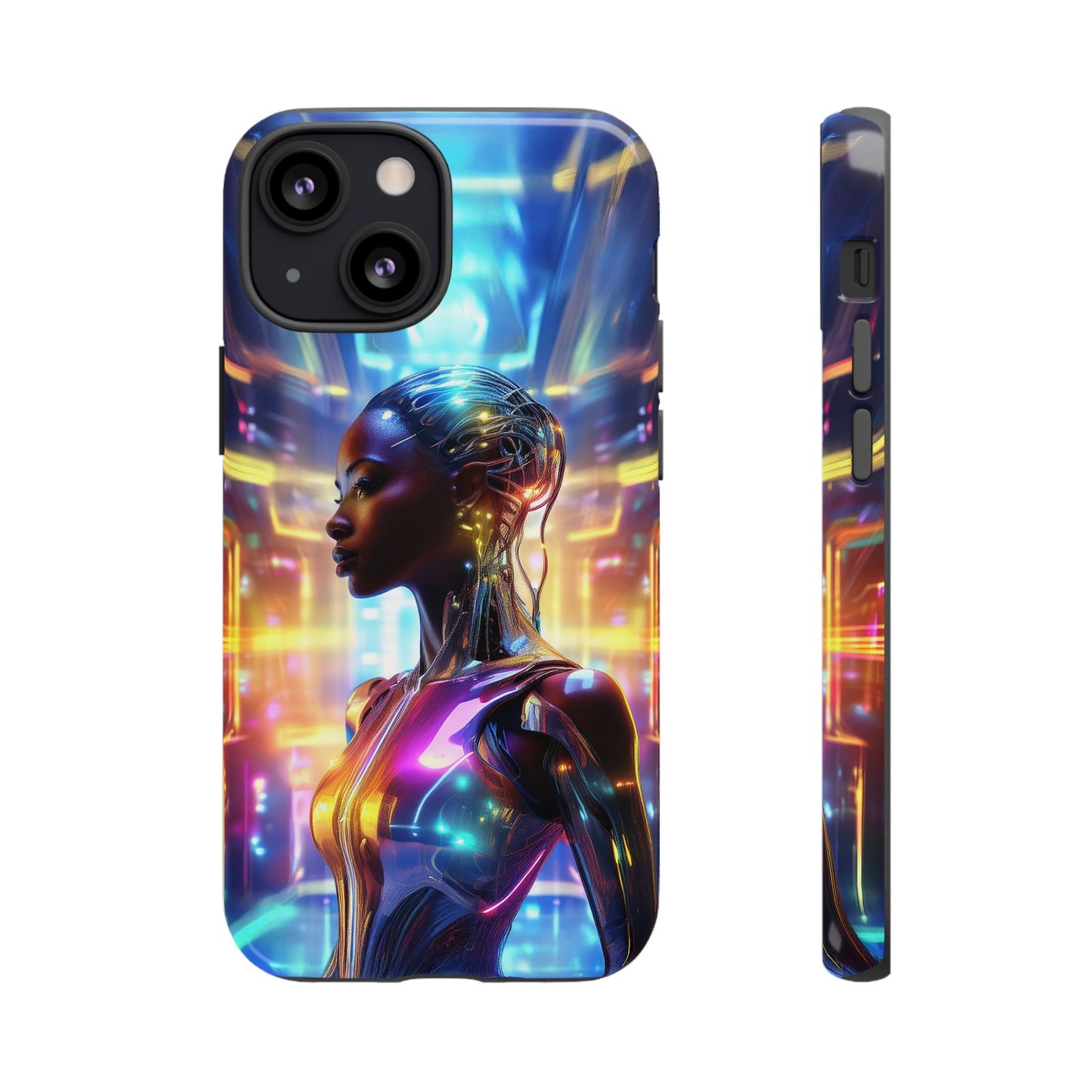 Futuristic Human Android Hybrid Cell Phone Case 011