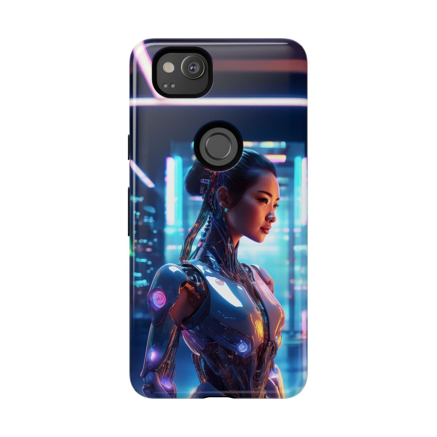 Futuristic Human Android Hybrid Cell Phone Case 013