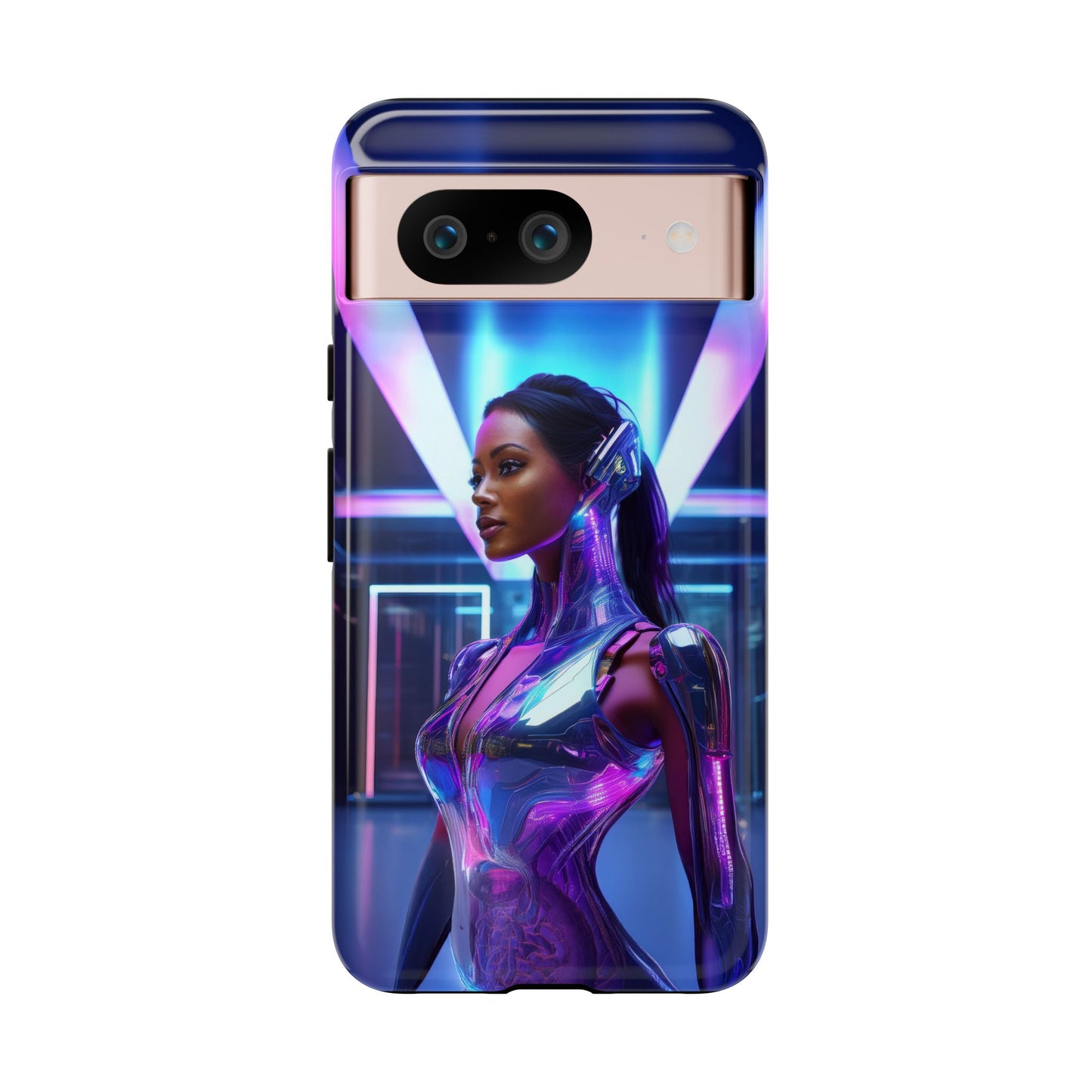 Futuristic Human Android Hybrid Cell Phone Case 017