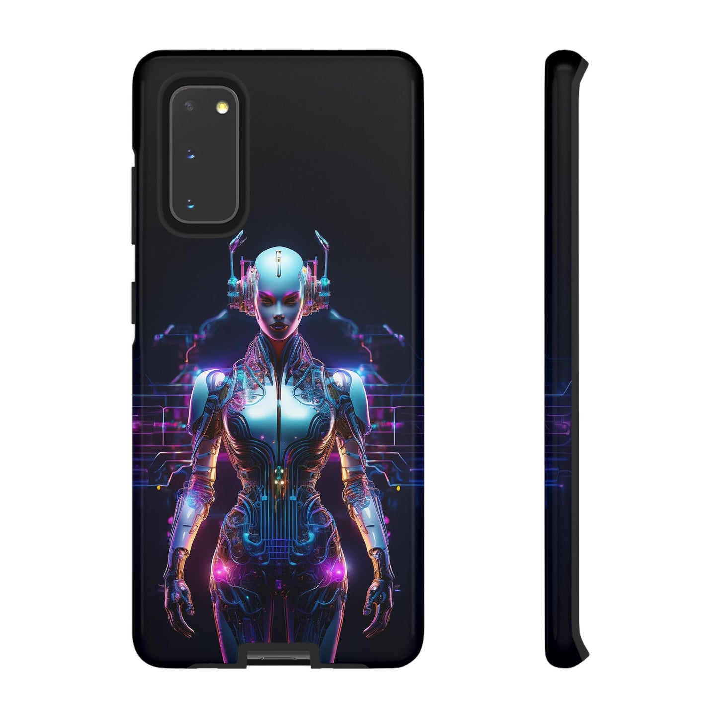 Futuristic Human Android Hybrid Cell Phone Case 001