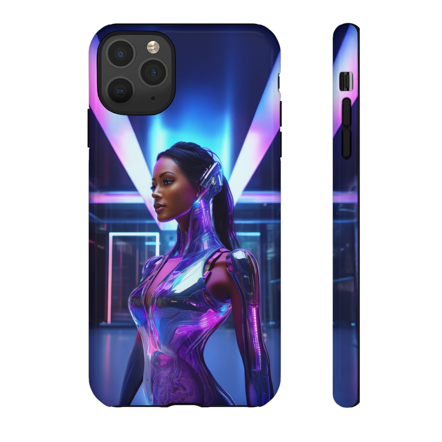 Futuristic Human Android Hybrid Cell Phone Case 017