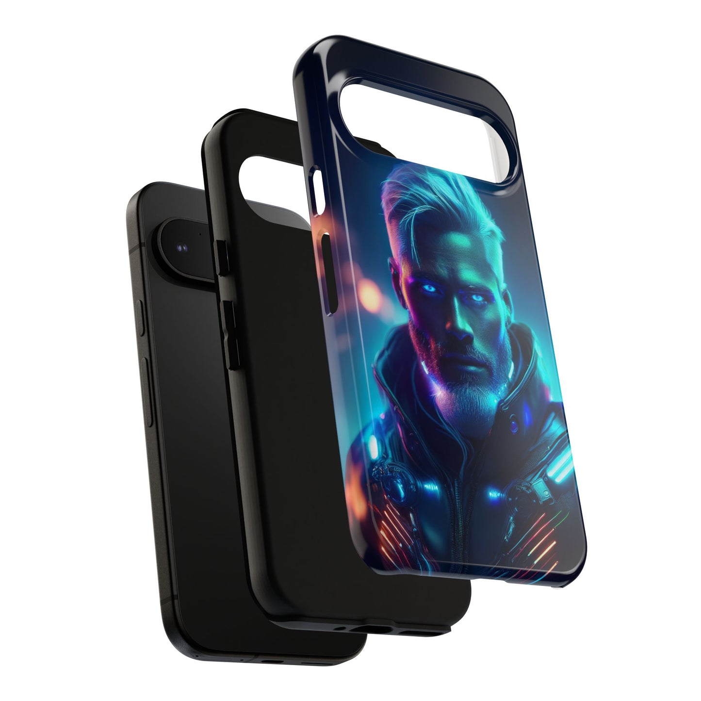 Futuristic Cyberpunk Male Cell Phone Case 023