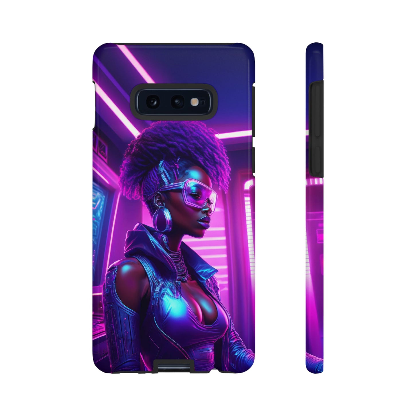 Futuristic Cyberpunk Female Cell Phone Case 004