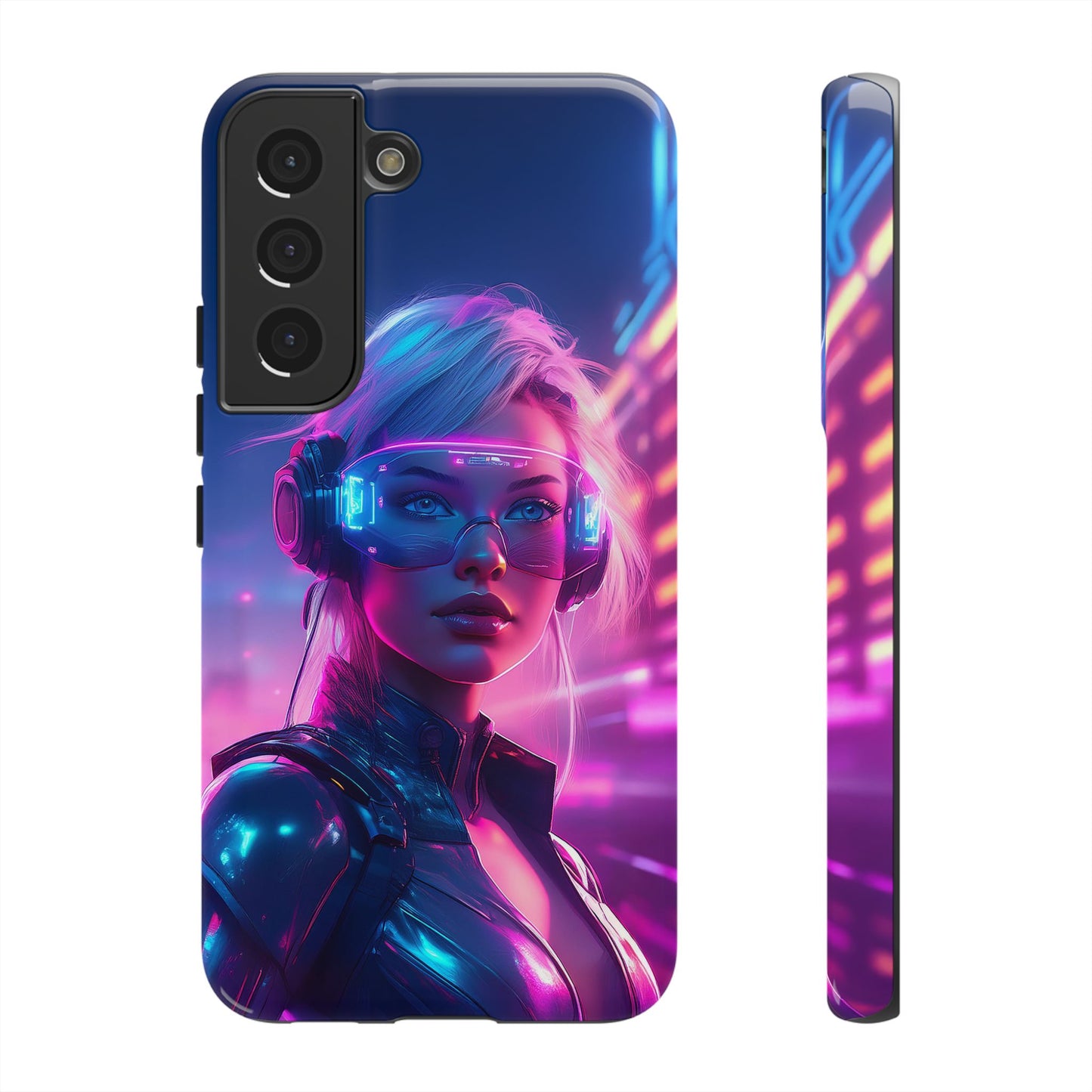 Futuristic Cyberpunk Female Cell Phone Case 029