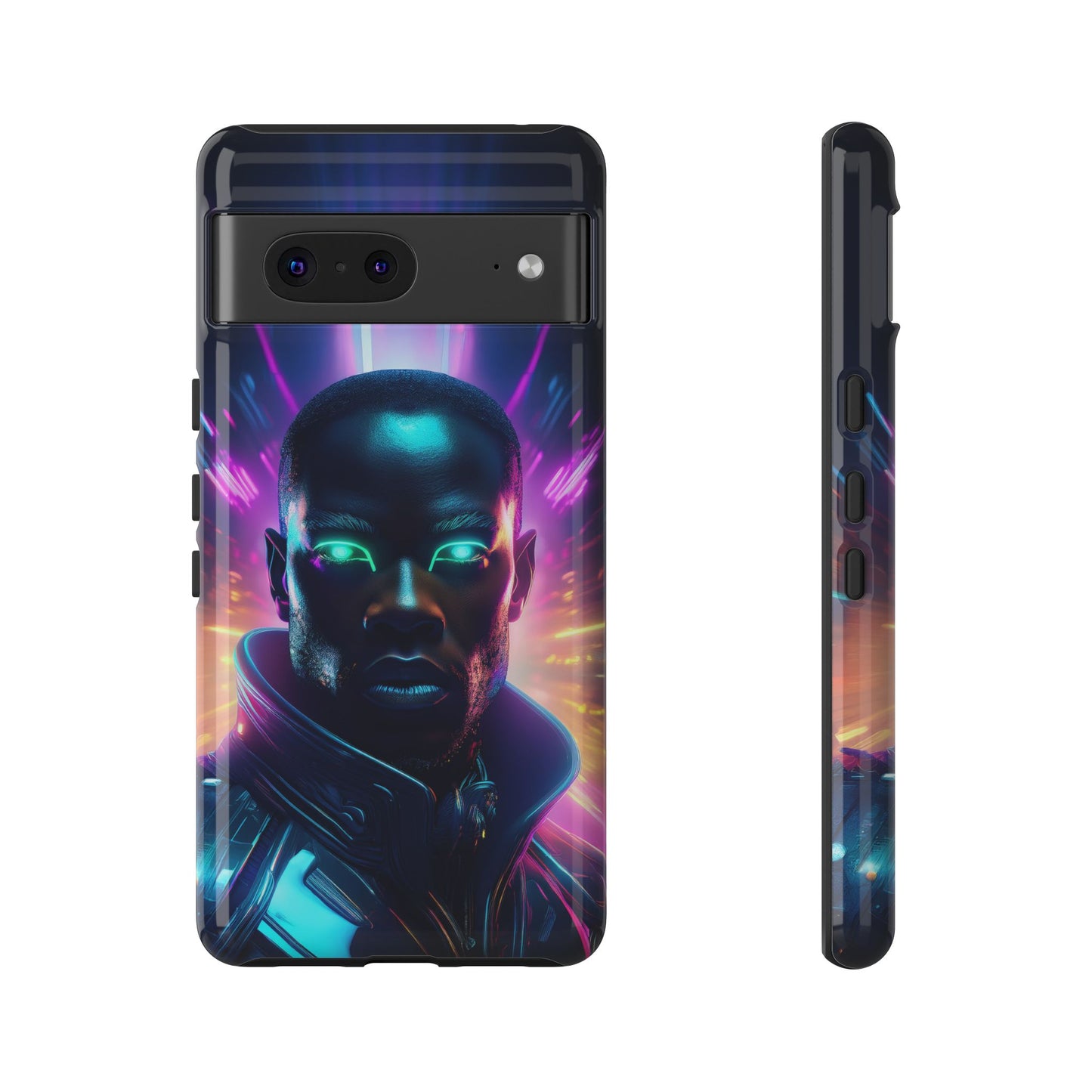 Futuristic Cyberpunk Male Cell Phone Case 022