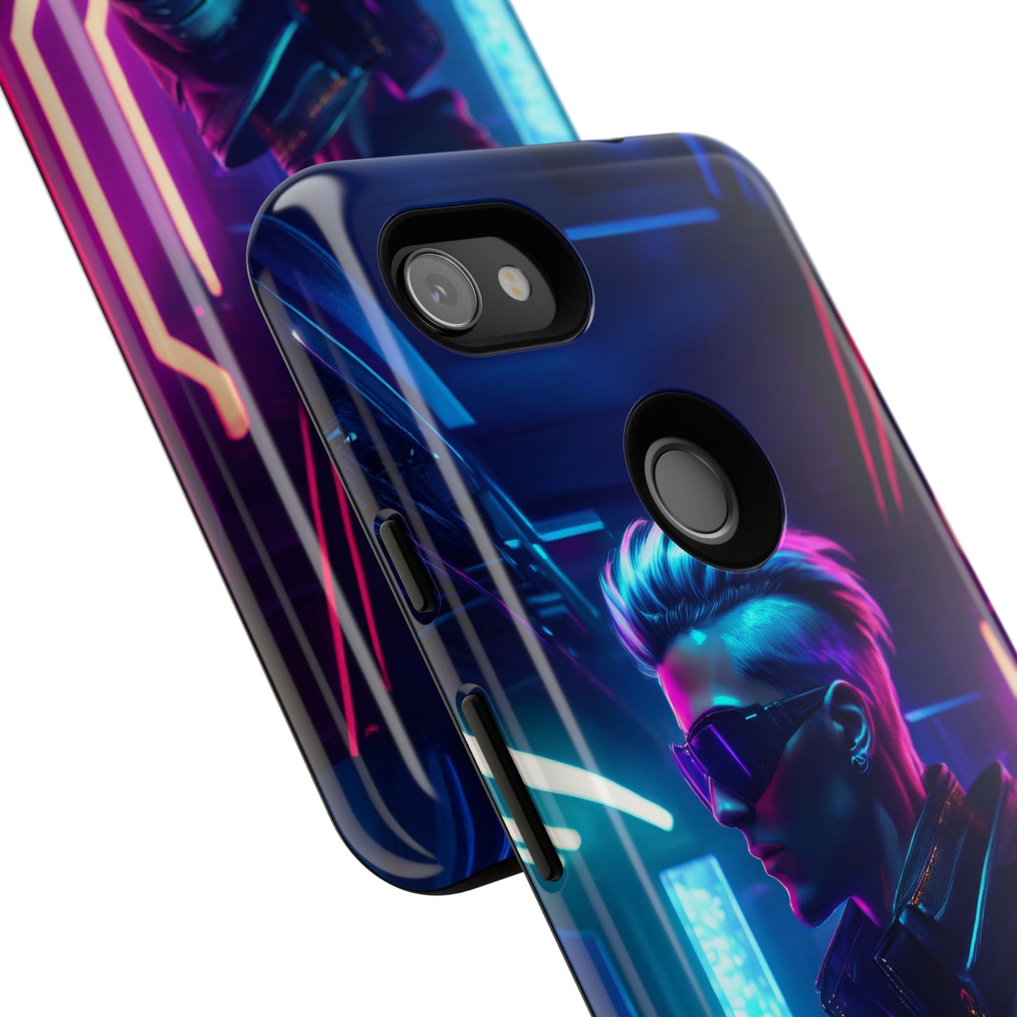 Futuristic Cyberpunk Male Cell Phone Case 002