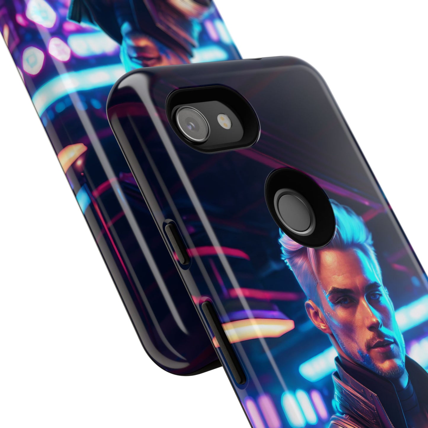 Futuristic Cyberpunk Male Cell Phone Case 008