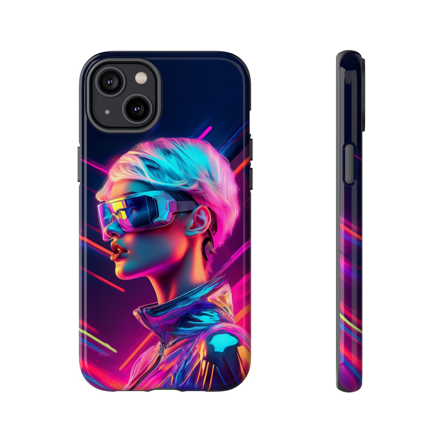 Futuristic Cyberpunk Female Cell Phone Case 031