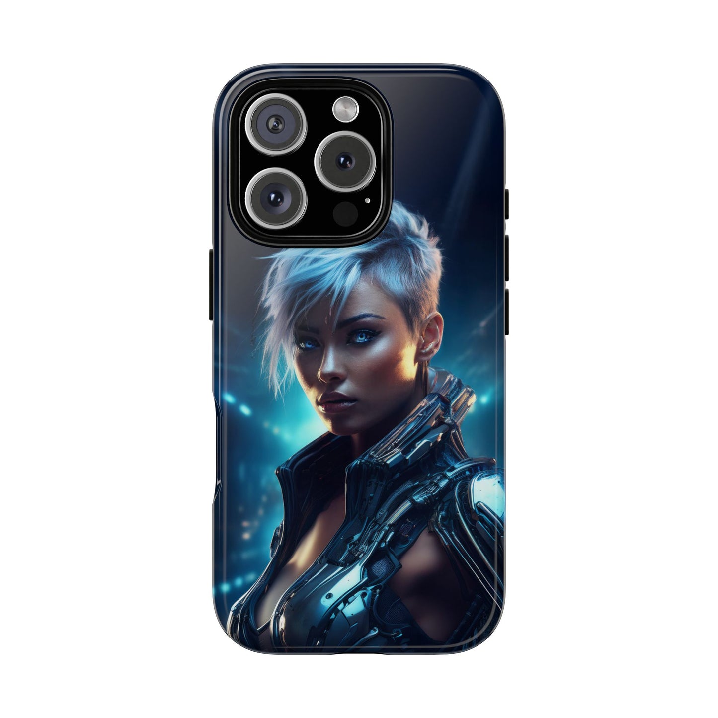 Futuristic Cyberpunk Female Cell Phone Case 027