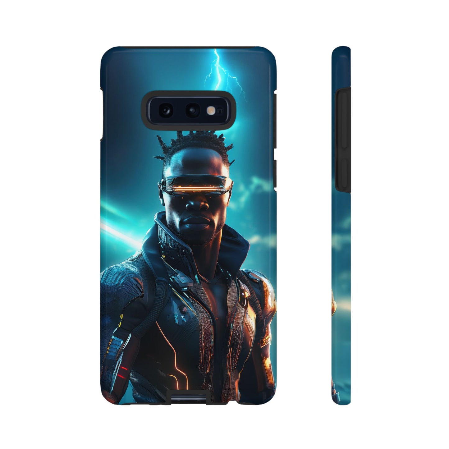 Futuristic Cyberpunk Male Cell Phone Case 014