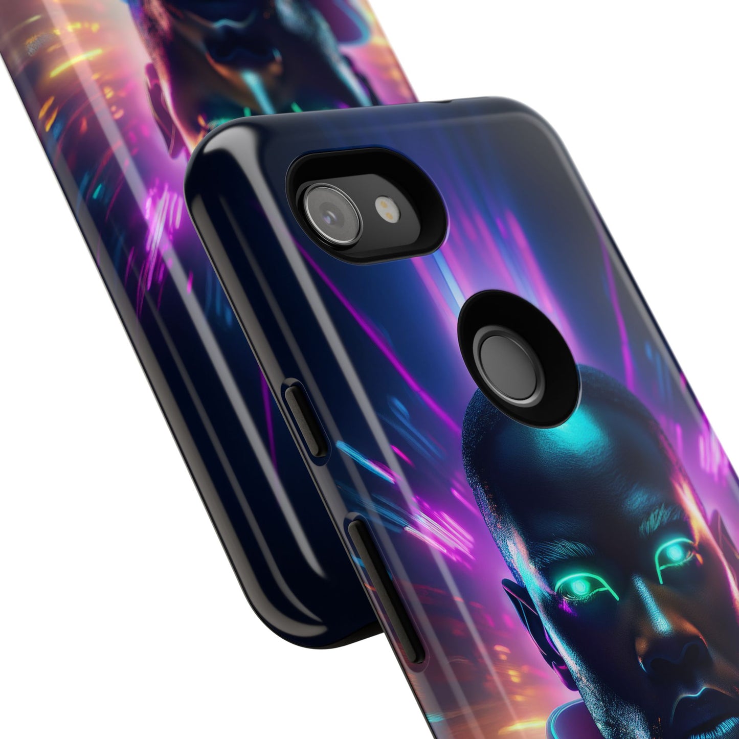 Futuristic Cyberpunk Male Cell Phone Case 022