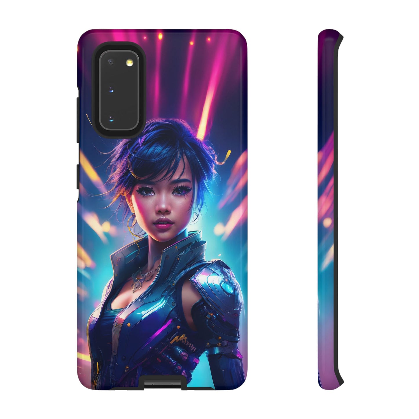 Futuristic Cyberpunk Female Cell Phone Case 024