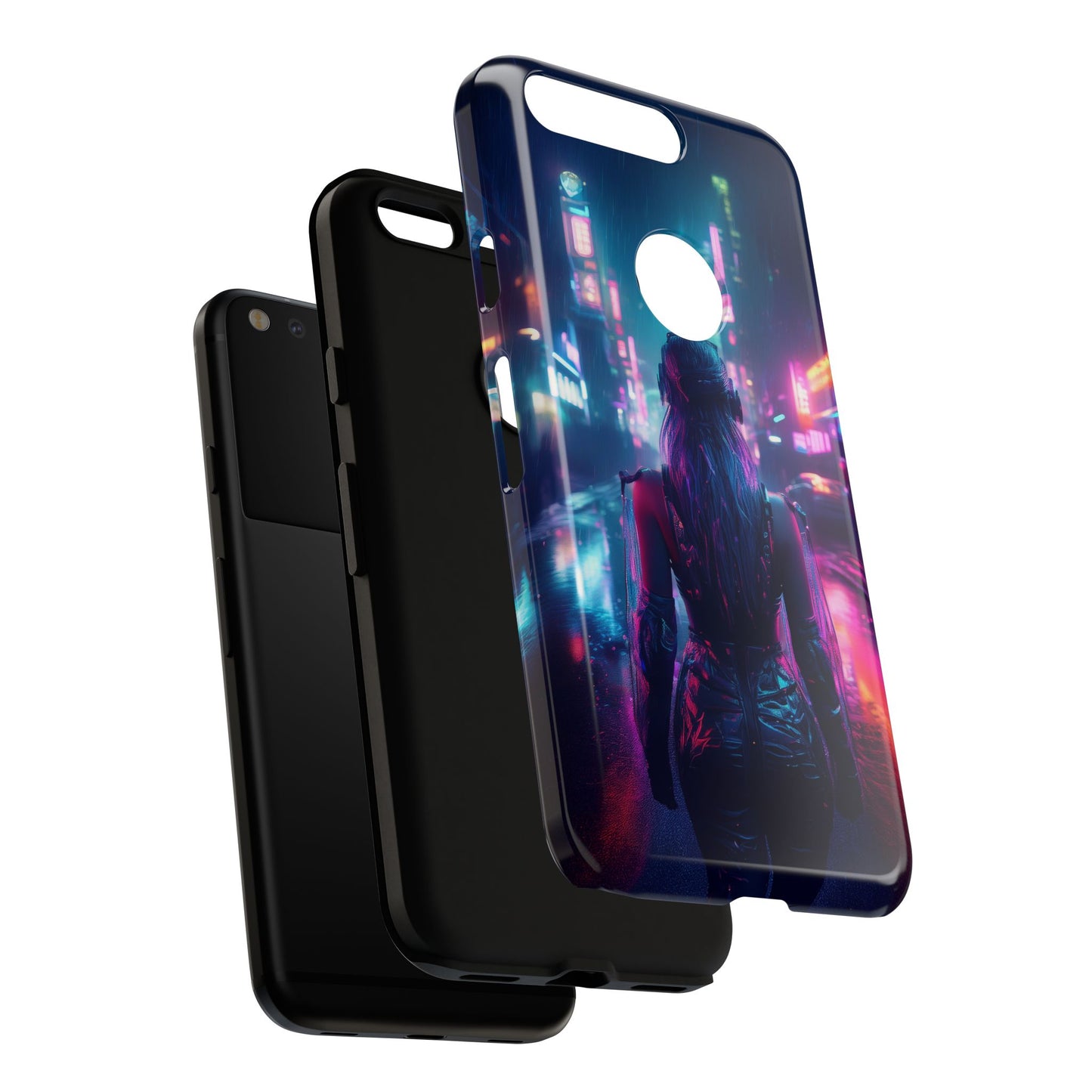 Futuristic Cyberpunk Female Cell Phone Case 032