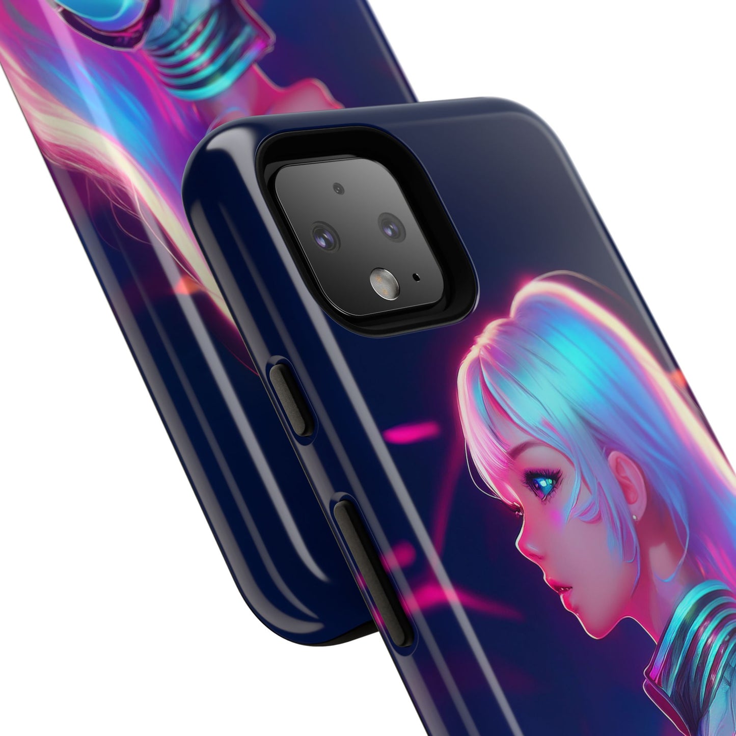 Futuristic Cyberpunk Female Cell Phone Case 009