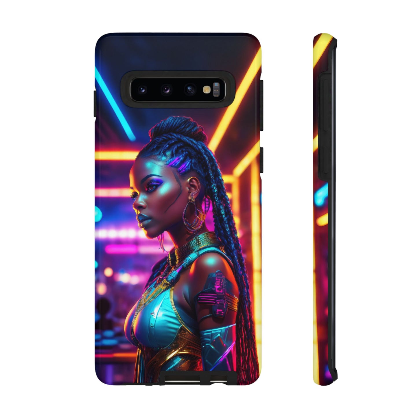 Futuristic Cyberpunk Female Cell Phone Case 006