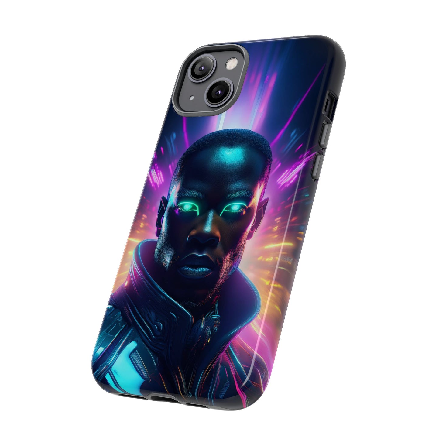 Futuristic Cyberpunk Male Cell Phone Case 022