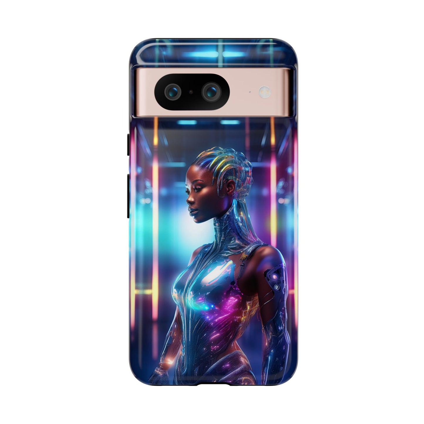 Futuristic Human Android Hybrid Cell Phone Case 014