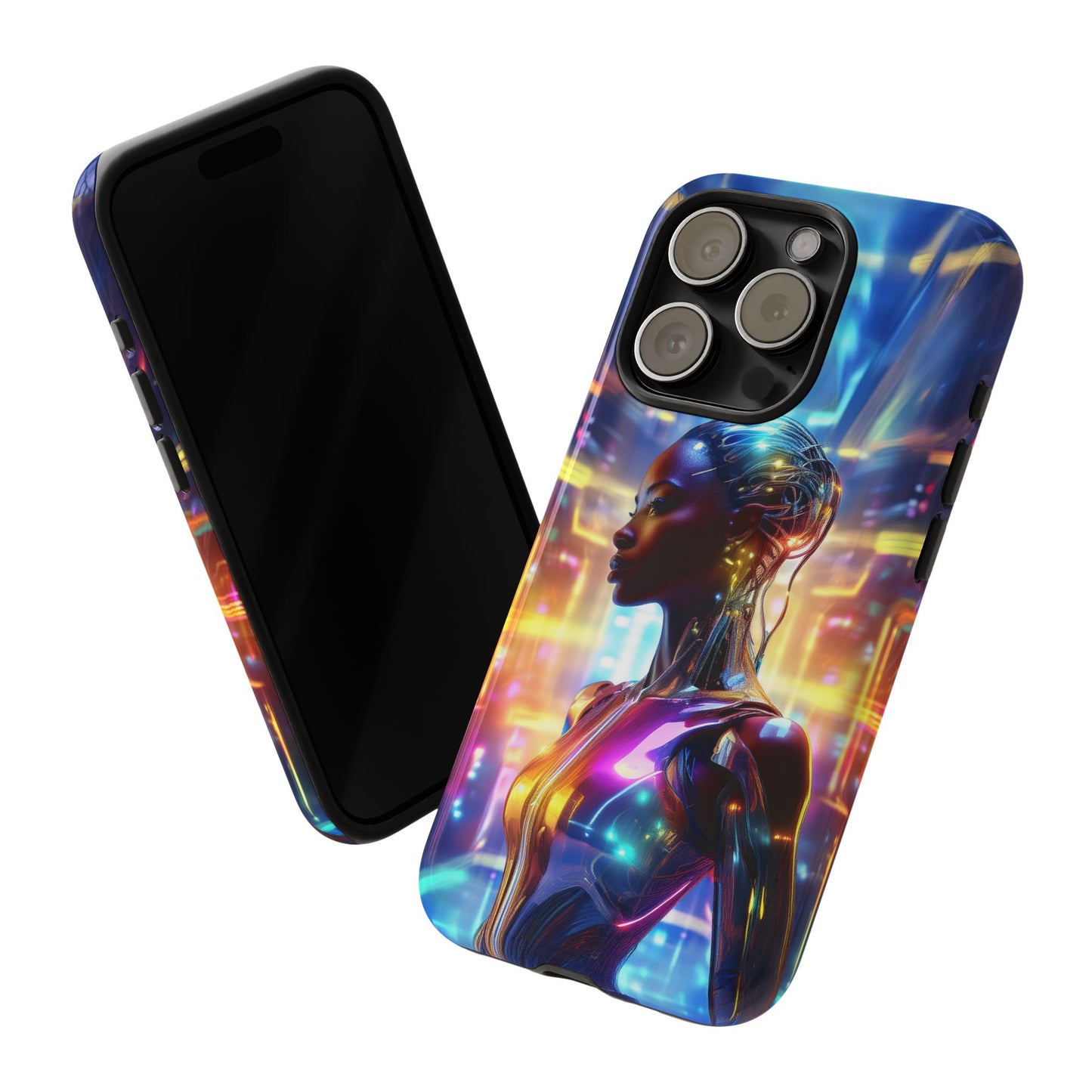 Futuristic Human Android Hybrid Cell Phone Case 011