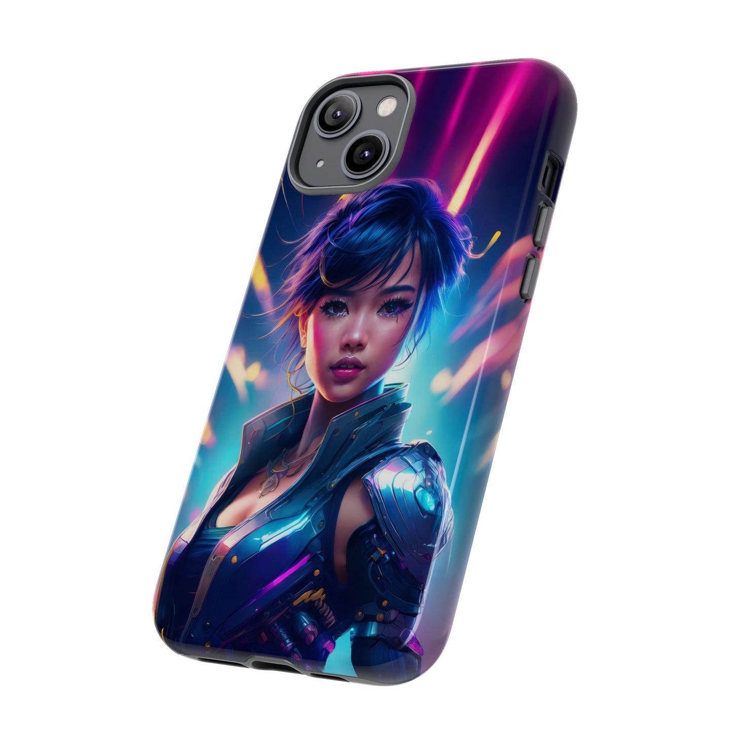 Futuristic Cyberpunk Female Cell Phone Case 024