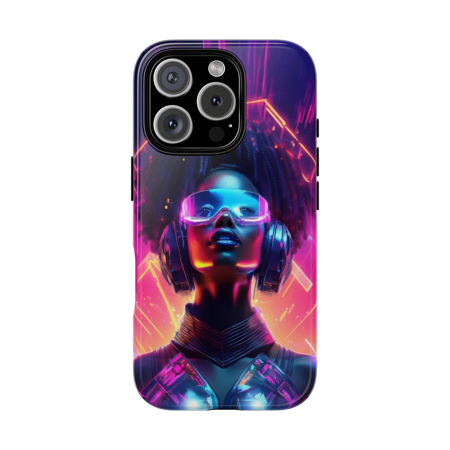 Futuristic Cyberpunk Female Cell Phone Case 030