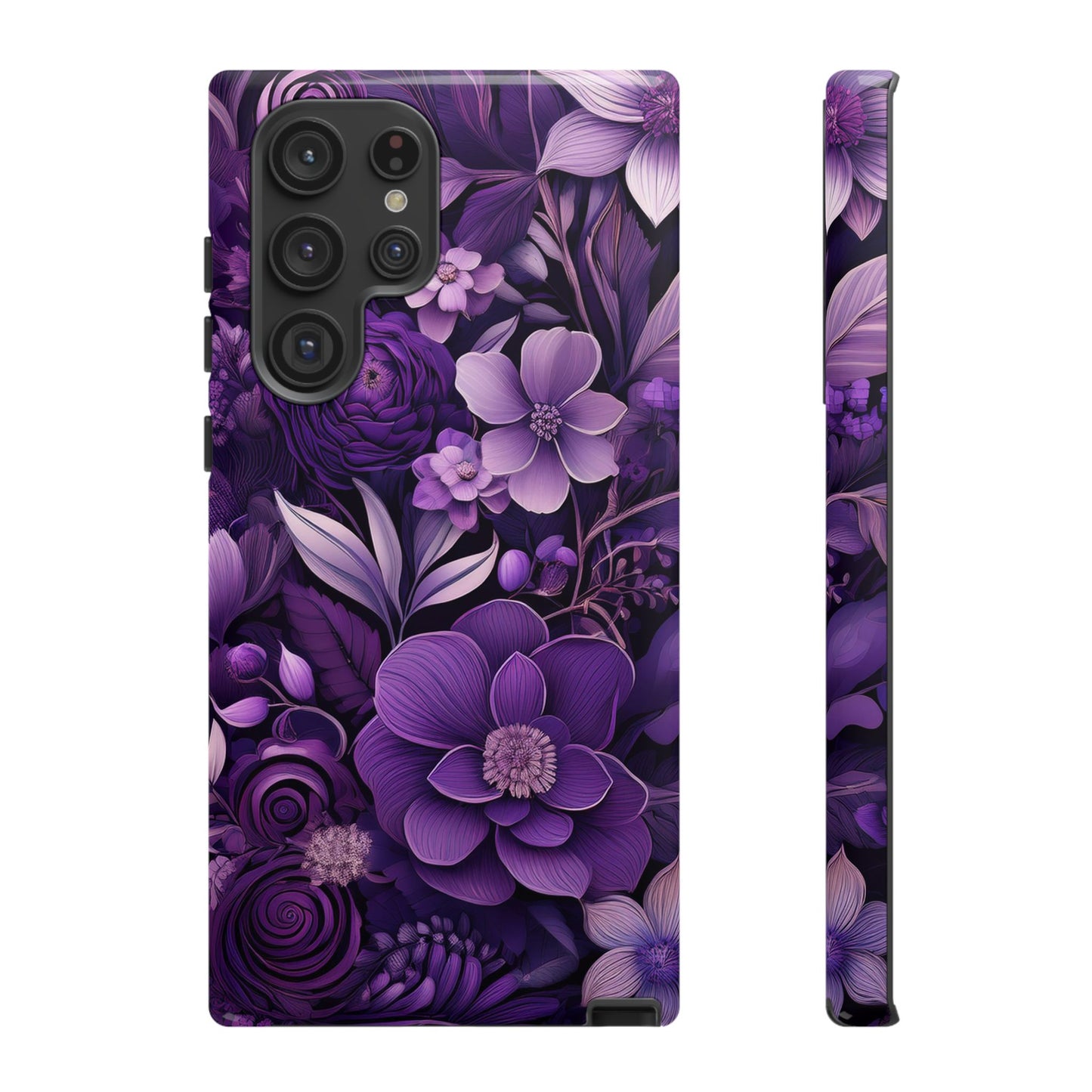 Purple Florals Tough Cases