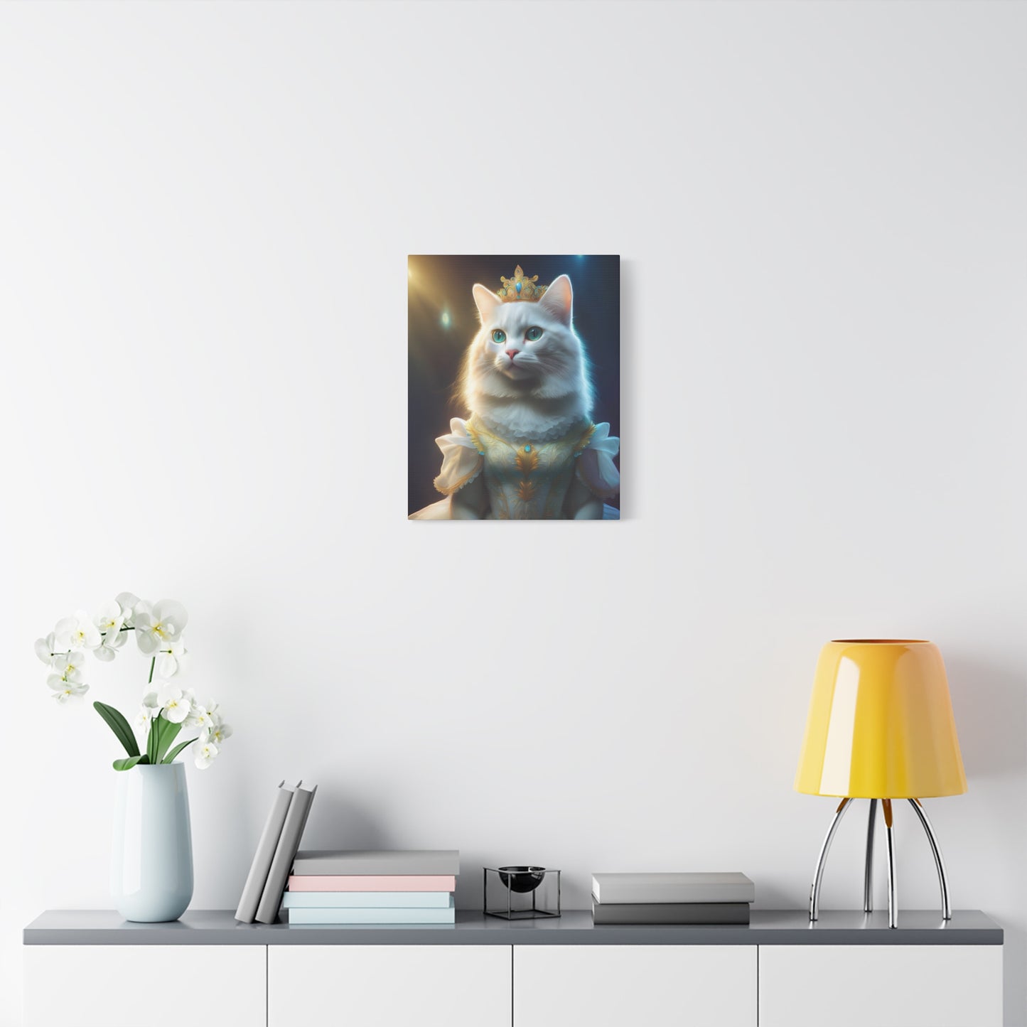 Meowgical Fairy Purrincess Canvas Art | Stretched Matte Wall Decor 004