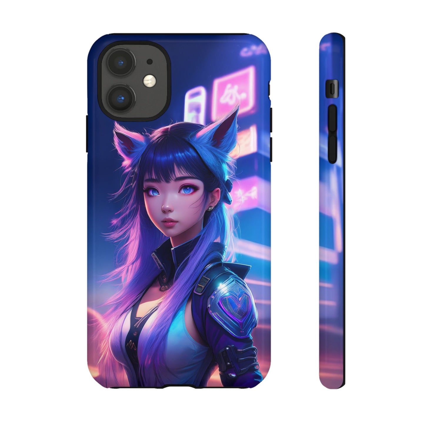 Futuristic Cyberpunk Female Cell Phone Case 010