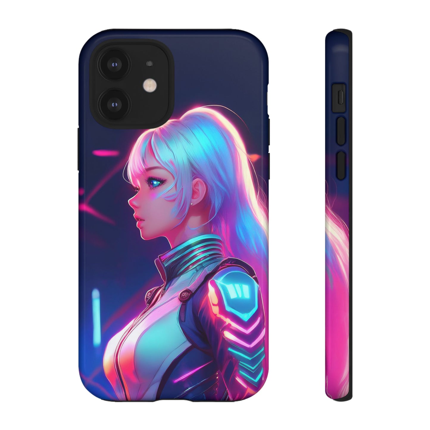 Futuristic Cyberpunk Female Cell Phone Case 009