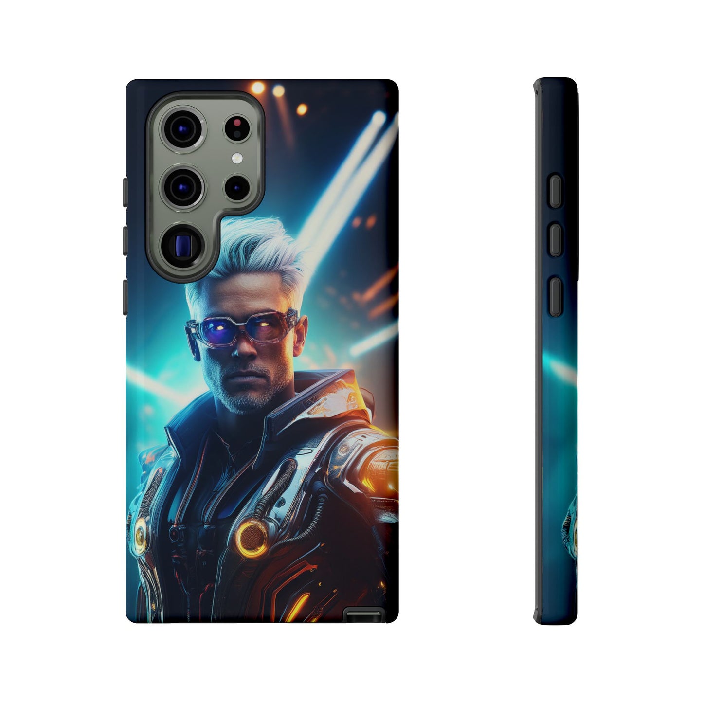 Futuristic Cyberpunk Male Cell Phone Case 013