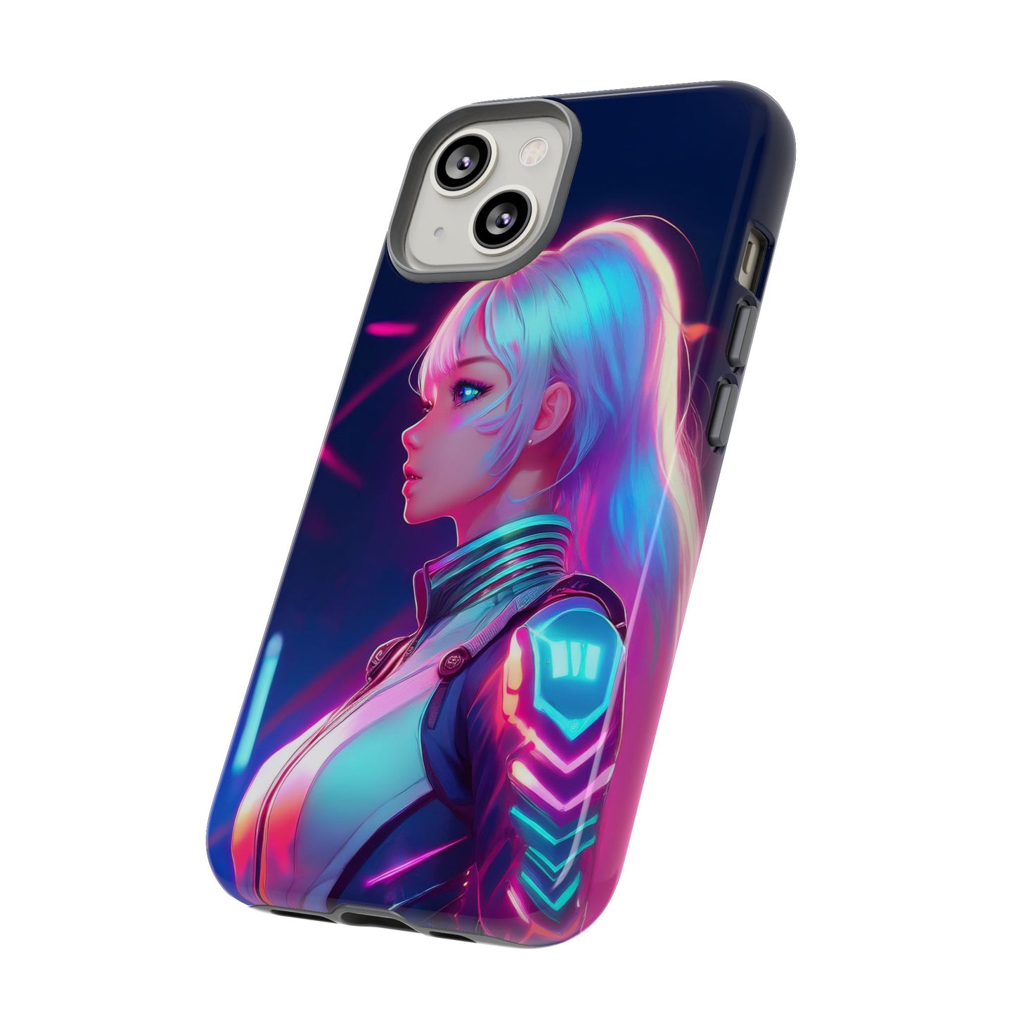 Futuristic Cyberpunk Female Cell Phone Case 009