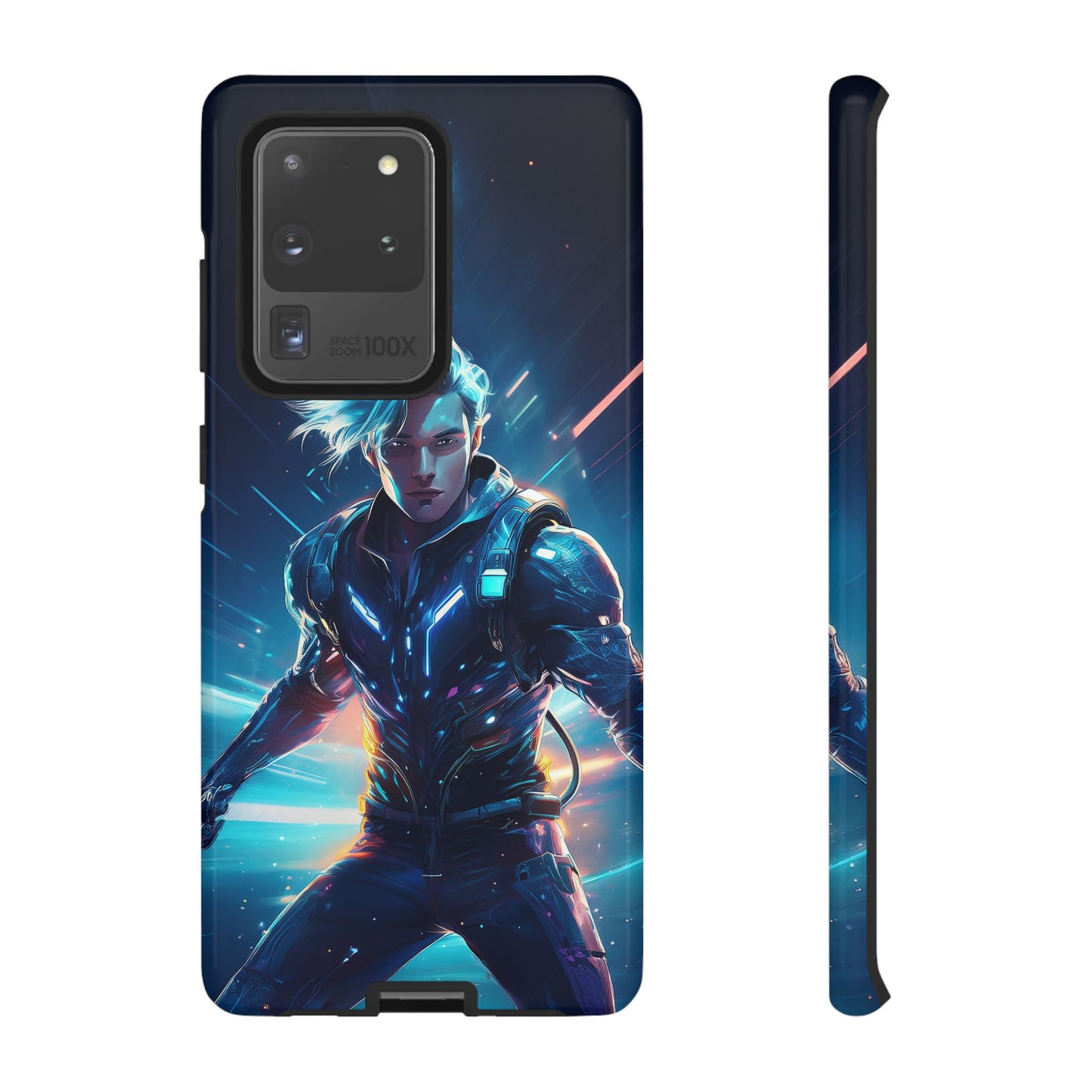 Futuristic Cyberpunk Male Cell Phone Case 024