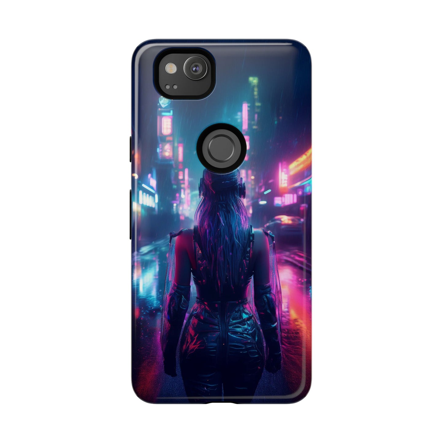 Futuristic Cyberpunk Female Cell Phone Case 032